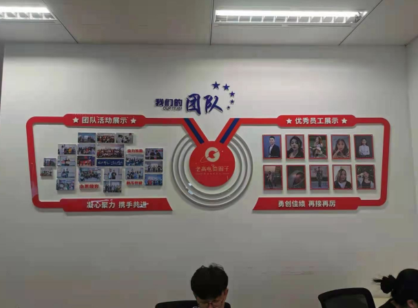 武汉1396me皇家世界广告公司给上海宣名网络科技有限公司安装文化墙